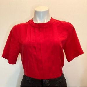 Talbots Red Women’s Blouse